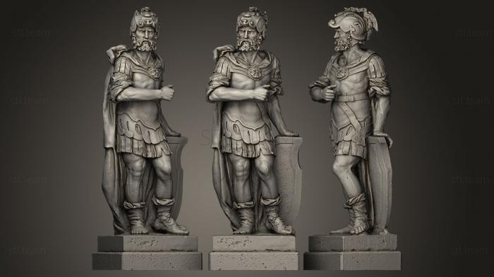 Статуи античные и исторические Puppenbrcke warrior